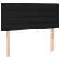 vidaXL Cama box spring con colchón tela negro 80x200 cm vidaXL Cama box spring con colchón tela negro 80x200 cm