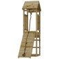 vidaXL Casa de juegos con pared escalada de madera impregnada de pino vidaXL Casa de juegos con pared escalada de madera impregnada de pino