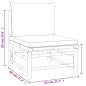 vidaXL Set de muebles de jardín 7 piezas bambú y cojines gris taupe vidaXL Set de muebles de jardín 7 piezas bambú y cojines gris taupe