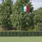 vidaXL Mástil y bandera de Italia aluminio 5,55 m vidaXL Mástil y bandera de Italia aluminio 5,55 m