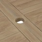 vidaXL Juego de comedor de jardín 7 piezas madera maciza de teca gris vidaXL Juego de comedor de jardín 7 piezas madera maciza de teca gris