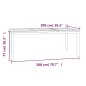 vidaXL Juego de comedor para jardín 9 piezas madera maciza de teca vidaXL Juego de comedor para jardín 9 piezas madera maciza de teca