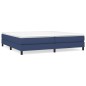vidaXL Cama box spring con colchón tela azul 200x200 cm vidaXL Cama box spring con colchón tela azul 200x200 cm