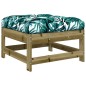 vidaXL Juego de muebles jardín 6 pzas y cojines madera pino impregnada vidaXL Juego de muebles jardín 6 pzas y cojines madera pino impregnada
