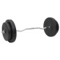vidaXL Juego de barras y mancuernas con discos 120 kg vidaXL Juego de barras y mancuernas con discos 120 kg