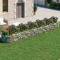 vidaXL Arriate de gaviones de hierro galvanizado 600x100x50 cm vidaXL Arriate de gaviones de hierro galvanizado 600x100x50 cm