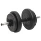 vidaXL Juego de barras y mancuernas con discos 120 kg vidaXL Juego de barras y mancuernas con discos 120 kg