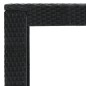 vidaXL Mesa alta para jardín ratán sintético negro 100x60,5x110,5 cm vidaXL Mesa alta para jardín ratán sintético negro 100x60,5x110,5 cm