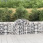 vidaXL Cestas de gaviones 40 uds forma de arco hierro 200x50x80/100 cm vidaXL Cestas de gaviones 40 uds forma de arco hierro 200x50x80/100 cm