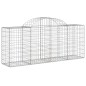 vidaXL Cestas de gaviones 40 uds forma de arco hierro 200x50x80/100 cm vidaXL Cestas de gaviones 40 uds forma de arco hierro 200x50x80/100 cm