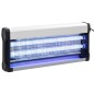 vidaXL Lámpara antimosquitos de aluminio y ABS negro 40 W vidaXL Lámpara antimosquitos de aluminio y ABS negro 40 W