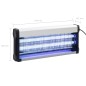 vidaXL Lámpara antimosquitos de aluminio y ABS negro 40 W vidaXL Lámpara antimosquitos de aluminio y ABS negro 40 W