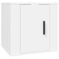vidaXL Set de muebles para TV 8 piezas madera contrachapada blanco