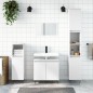vidaXL Juego de muebles de baño 3 pzas madera contrachapada blanco vidaXL Juego de muebles de baño 3 pzas madera contrachapada blanco