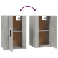 vidaXL Set de muebles de TV 2 pzas madera contrachapada gris hormigón vidaXL Set de muebles de TV 2 pzas madera contrachapada gris hormigón