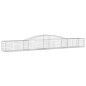 vidaXL Cestas de gaviones 6 uds forma de arco hierro 400x50x40/60 cm vidaXL Cestas de gaviones 6 uds forma de arco hierro 400x50x40/60 cm