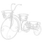 vidaXL Soporte de plantas con forma de bicicleta metal estilo vintage vidaXL Soporte de plantas con forma de bicicleta metal estilo vintage