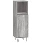vidaXL Set de muebles de baño 3 pzas madera contrachapada gris sonoma vidaXL Set de muebles de baño 3 pzas madera contrachapada gris sonoma