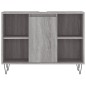 vidaXL Set de muebles de baño 3 pzas madera contrachapada gris sonoma vidaXL Set de muebles de baño 3 pzas madera contrachapada gris sonoma