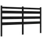 vidaXL Estructura de cama con cabecero madera maciza negro 160x200 cm vidaXL Estructura de cama con cabecero madera maciza negro 160x200 cm