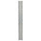 vidaXL Postes de valla de jardín 40 uds acero galvanizado plata 180 cm