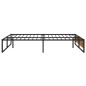 vidaXL Estructura de cama de metal negra 120x200 cm vidaXL Estructura de cama de metal negra 120x200 cm