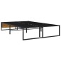 vidaXL Estructura de cama de metal negra 120x200 cm vidaXL Estructura de cama de metal negra 120x200 cm