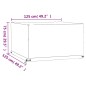 vidaXL Fundas muebles de jardín 2 uds 8 ojales cuadrado 125x125x75 cm vidaXL Fundas muebles de jardín 2 uds 8 ojales cuadrado 125x125x75 cm