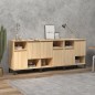 vidaXL Aparadores 3 uds madera contrachapada roble Sonoma 60x35x70 cm vidaXL Aparadores 3 uds madera contrachapada roble Sonoma 60x35x70 cm