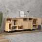 vidaXL Aparadores 3 uds madera contrachapada roble Sonoma 60x35x70 cm vidaXL Aparadores 3 uds madera contrachapada roble Sonoma 60x35x70 cm