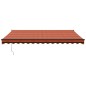 vidaXL Toldo retráctil automático naranja y marrón 4x3 m vidaXL Toldo retráctil automático naranja y marrón 4x3 m