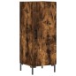 vidaXL Aparador de madera contrachapada roble ahumado 34,5x34x180 cm