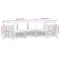 vidaXL Set muebles de jardín 4 pzas y cojines ratán PE gris antracita vidaXL Set muebles de jardín 4 pzas y cojines ratán PE gris antracita