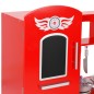 vidaXL Cocinita de juguete MDF roja 80x31x89 cm vidaXL Cocinita de juguete MDF roja 80x31x89 cm