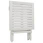 vidaXL Tumbonas con mesa 2 uds madera maciza de acacia blanco vidaXL Tumbonas con mesa 2 uds madera maciza de acacia blanco
