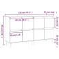vidaXL Aparadores 2 piezas madera contrachapada blanco vidaXL Aparadores 2 piezas madera contrachapada blanco