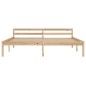 vidaXL Estructura de cama de madera maciza de pino 160x200 cm vidaXL Estructura de cama de madera maciza de pino 160x200 cm