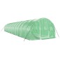 vidaXL Invernadero con estructura de acero verde 42 m² 14x3x2 m vidaXL Invernadero con estructura de acero verde 42 m² 14x3x2 m