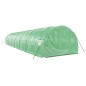 vidaXL Invernadero con estructura de acero verde 42 m² 14x3x2 m vidaXL Invernadero con estructura de acero verde 42 m² 14x3x2 m