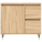 vidaXL Set de muebles de baño 3 pzas madera contrachapada roble Sonoma vidaXL Set de muebles de baño 3 pzas madera contrachapada roble Sonoma