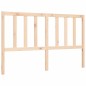 vidaXL Estructura de cama de matrimonio con cabecero madera maciza