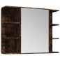 vidaXL Set de muebles de baño 4 piezas madera contrachapada roble humo vidaXL Set de muebles de baño 4 piezas madera contrachapada roble humo