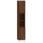vidaXL Set de muebles baño 3 pzas madera contrachapada roble marrón vidaXL Set de muebles baño 3 pzas madera contrachapada roble marrón