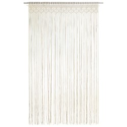 vidaXL Cortina de macramé algodón 140x240 cm