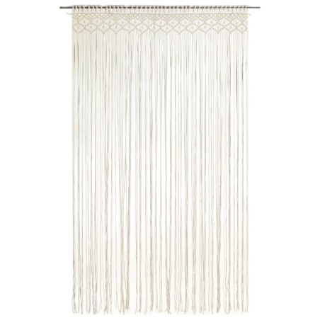 vidaXL Cortina de macramé algodón 140x240 cm
