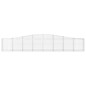 vidaXL Cestas de gaviones 6 uds forma de arco hierro 400x30x60/80 cm vidaXL Cestas de gaviones 6 uds forma de arco hierro 400x30x60/80 cm