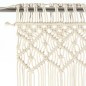 vidaXL Cortina de macramé algodón 140x240 cm vidaXL Cortina de macramé algodón 140x240 cm