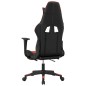 vidaXL Silla gaming con reposapiés cuero sintético negro rojo vidaXL Silla gaming con reposapiés cuero sintético negro rojo