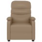 vidaXL Sillón de masaje de cuero sintético color capuchino vidaXL Sillón de masaje de cuero sintético color capuchino