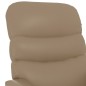 vidaXL Sillón de masaje de cuero sintético color capuchino vidaXL Sillón de masaje de cuero sintético color capuchino